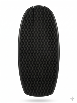 Handle bar pump foil board