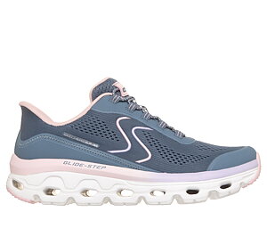 Skechers Slip-ins: Glide-Step Sole - Slate/Pink