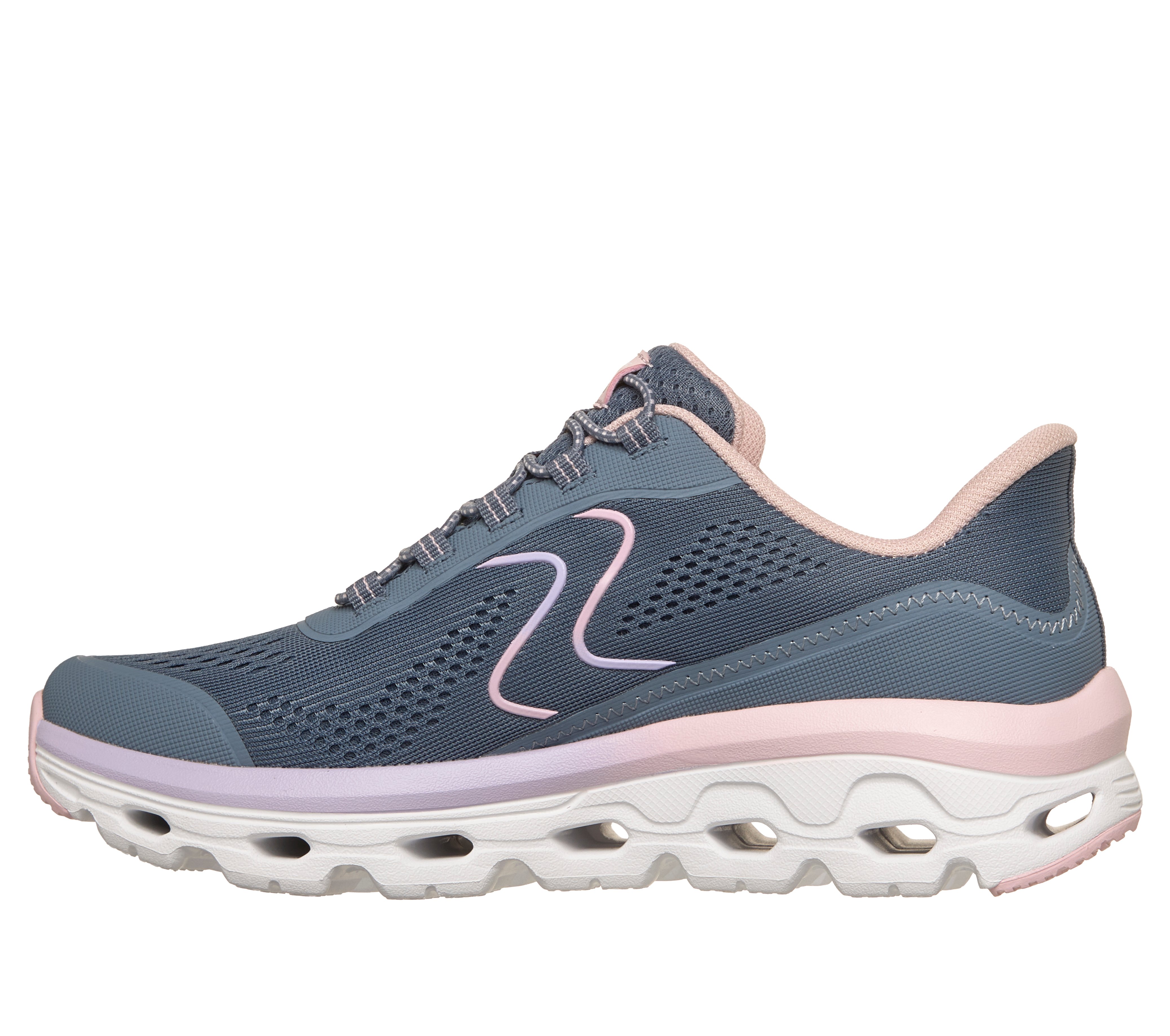 Skechers Slip-ins: Glide-Step Sole - Slate/Pink - 2