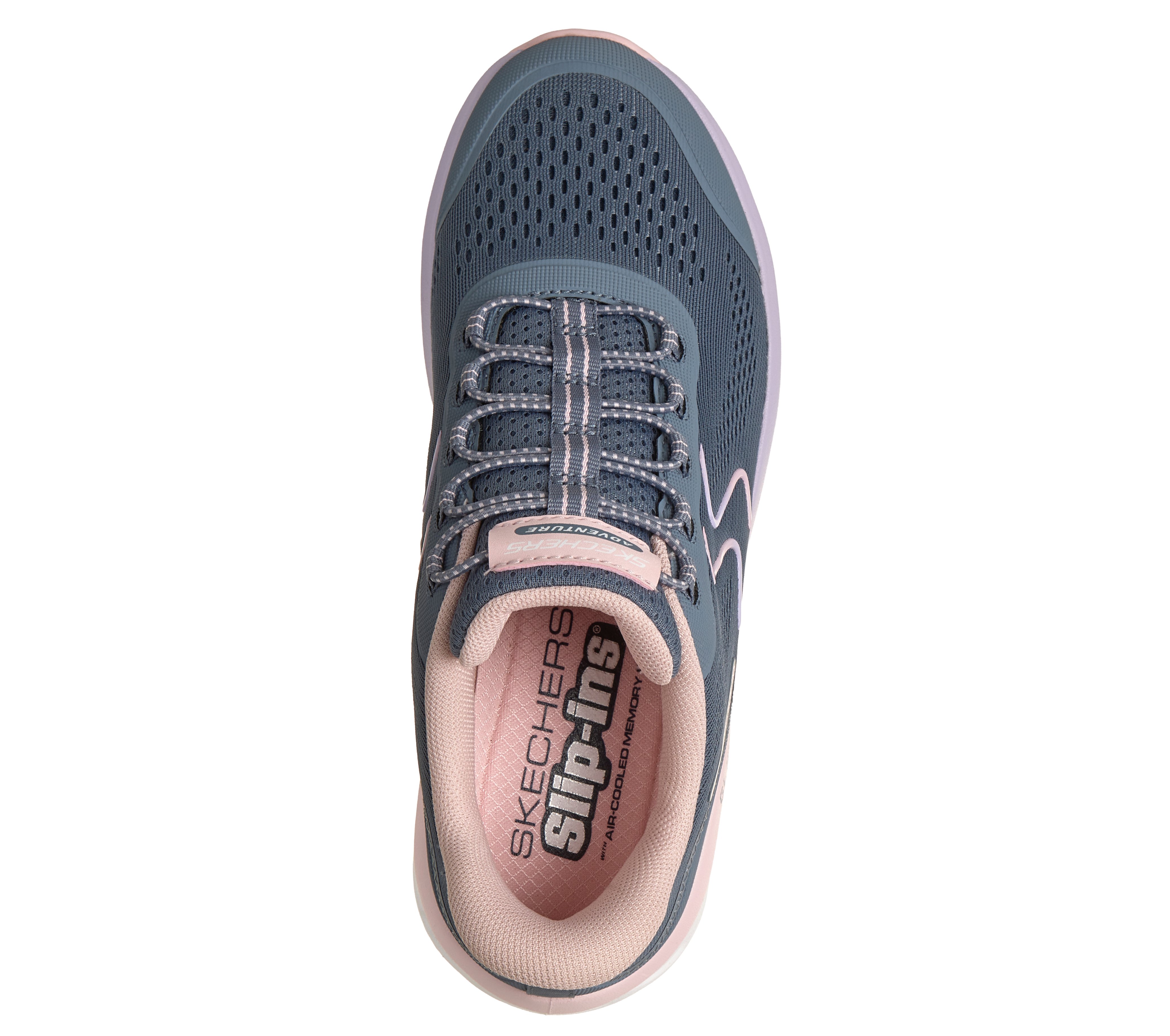 Skechers Slip-ins: Glide-Step Sole - Slate/Pink - 5