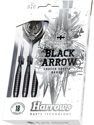 HARROWS DARTS SOFT BLACK ARROW