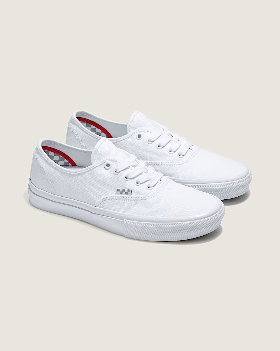 Vans Skate Authentic True White Skateskor - 2