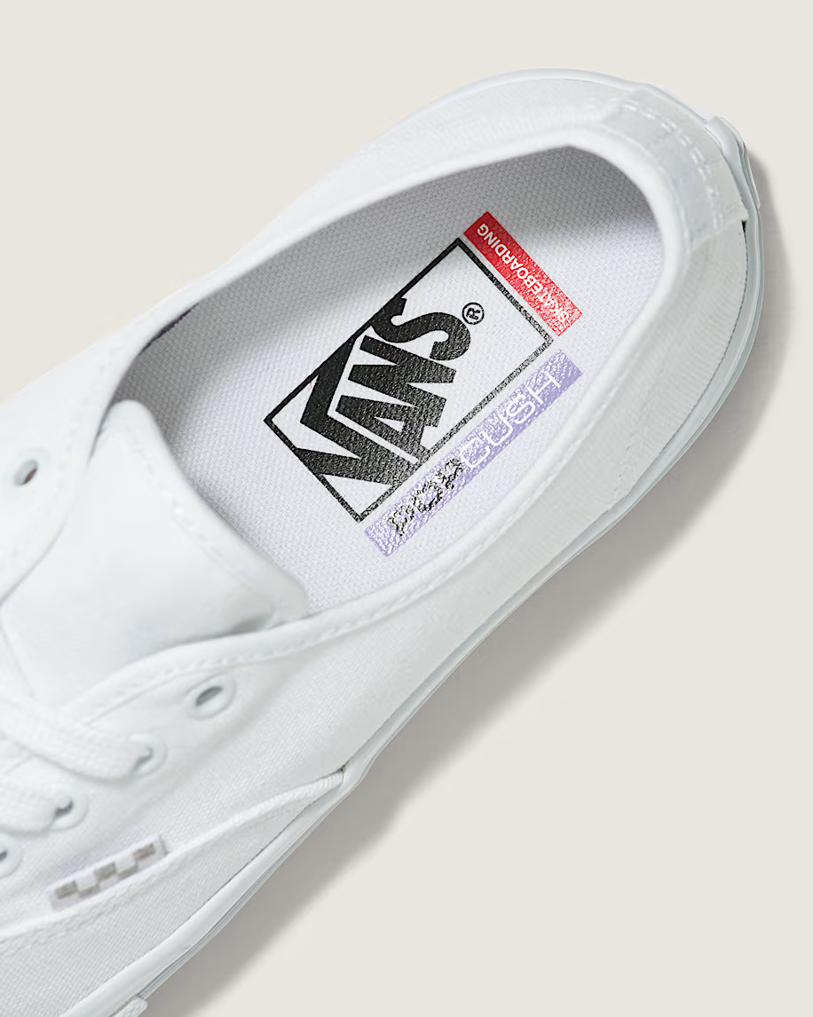 Vans Skate Authentic True White Skateskor - 6