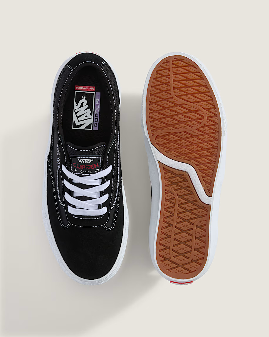 Vans Skate Curren Caples Gum Black/White Skatesko - 3