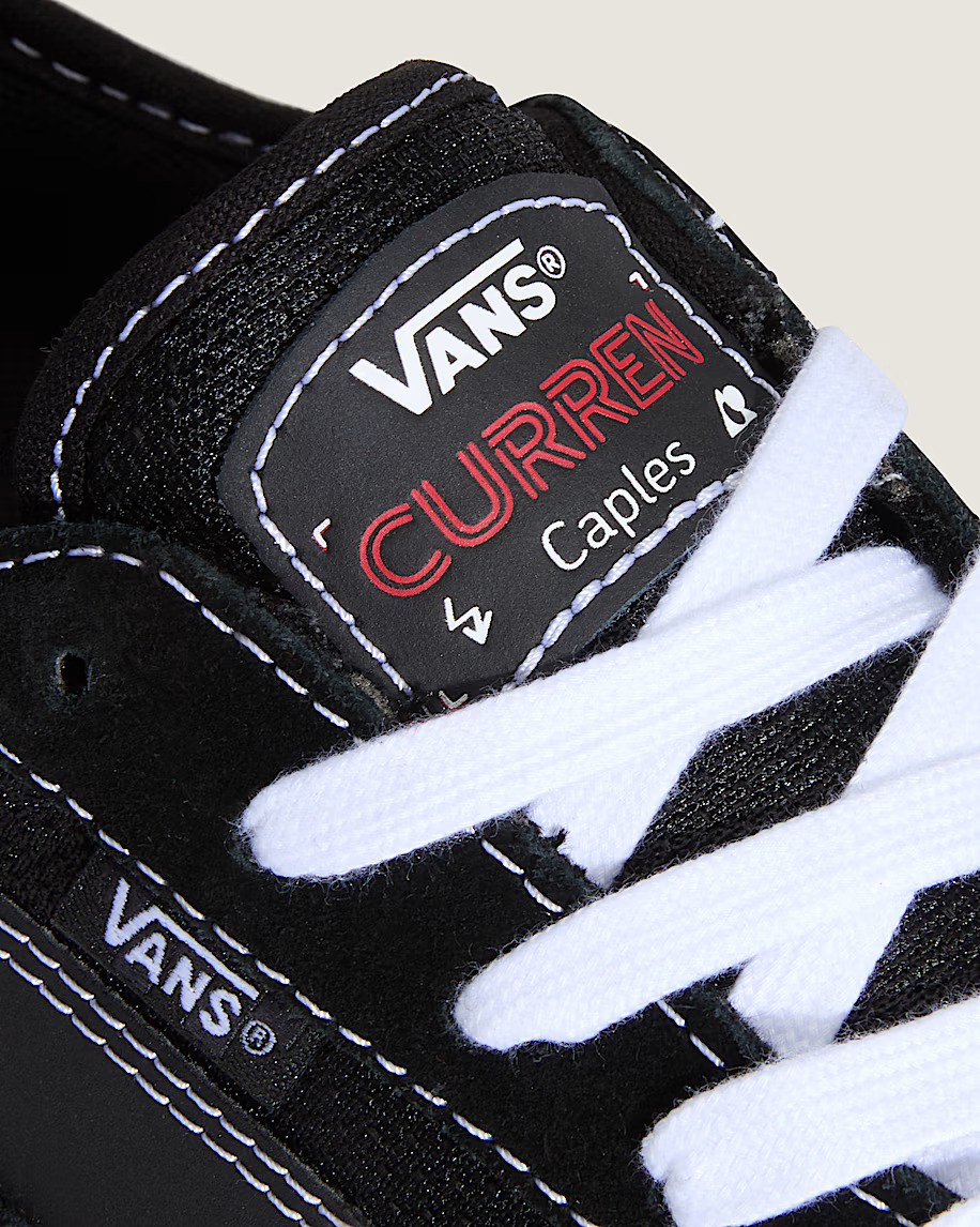 Vans Skate Curren Caples Gum Black/White Skatesko - 8