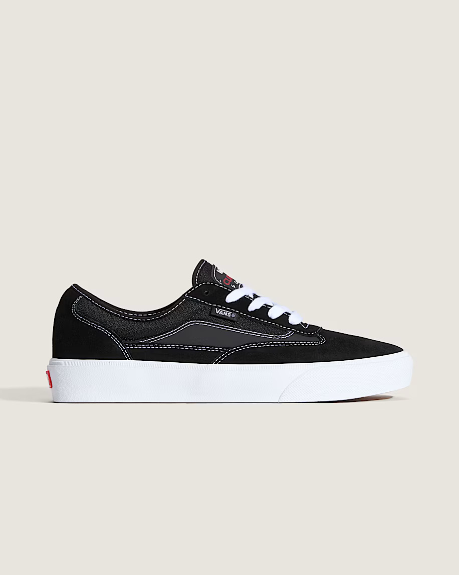 Vans Skate Curren Caples Gum Black/White Skatesko - 5