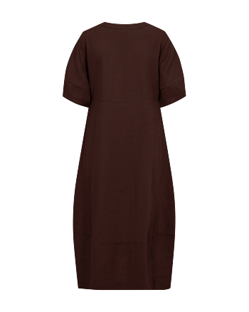 Lava dress - coffee bean