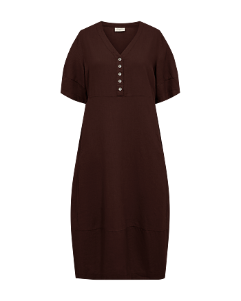Lava dress - coffee bean