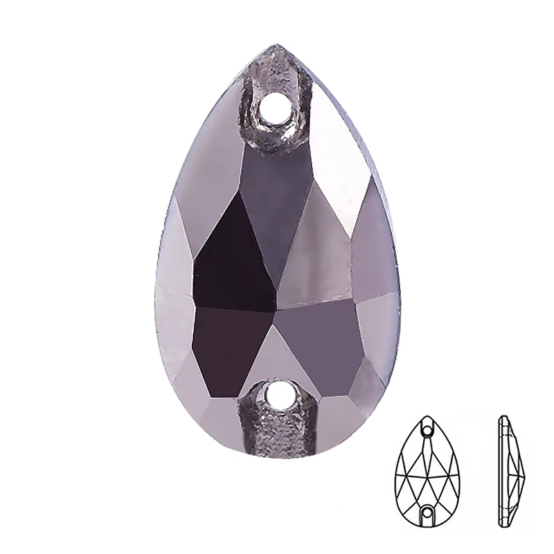 DROPPE - Jet Hematite - 3