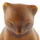 Knud Basse (1960s) Brown Rounded Bear 9 cm