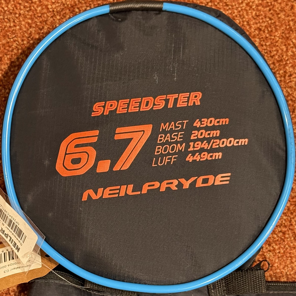 Begagnat vindsurfingsegel 6.7 Neil Pryde Speedster 2025 - 2