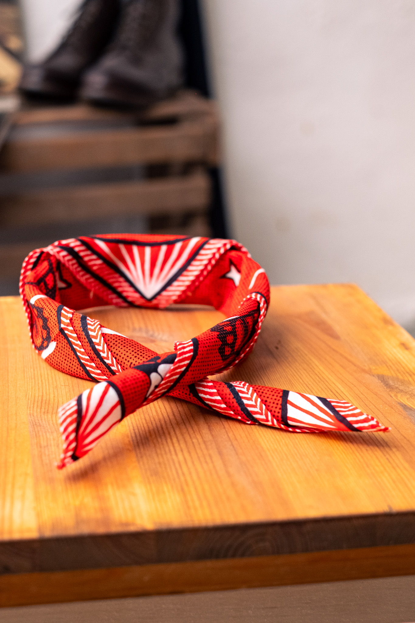 Kobashi Studio X Göteborg Manufaktur - Athletic Champs Bandana Red
