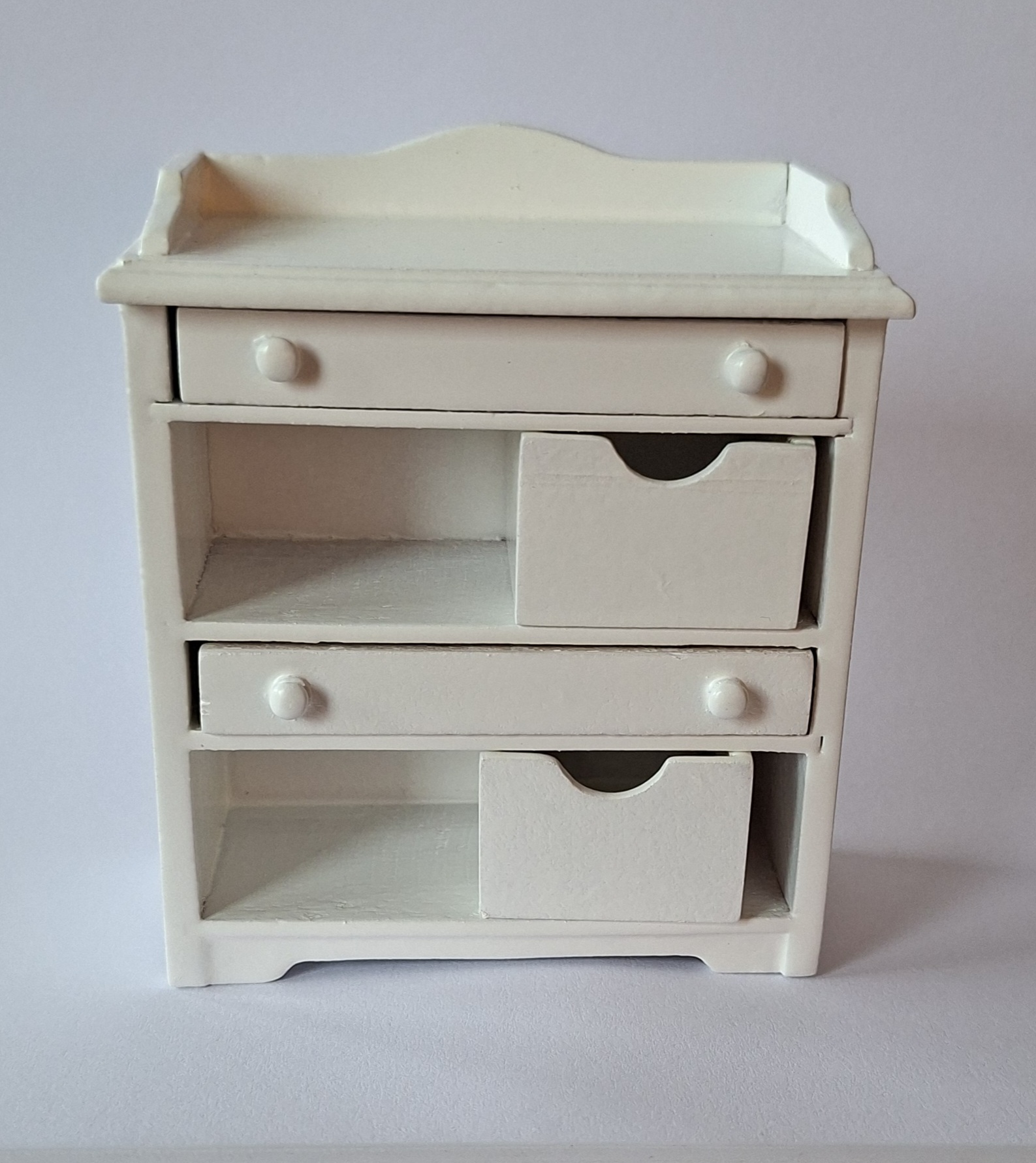 Dresser, changing table, storage - white
