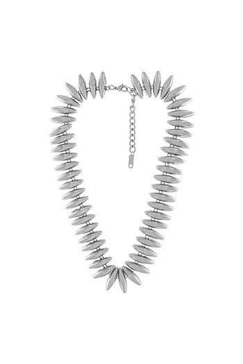 Dansk Copenhagen - Passion Water Resistant Statement Necklace Silver Plated
