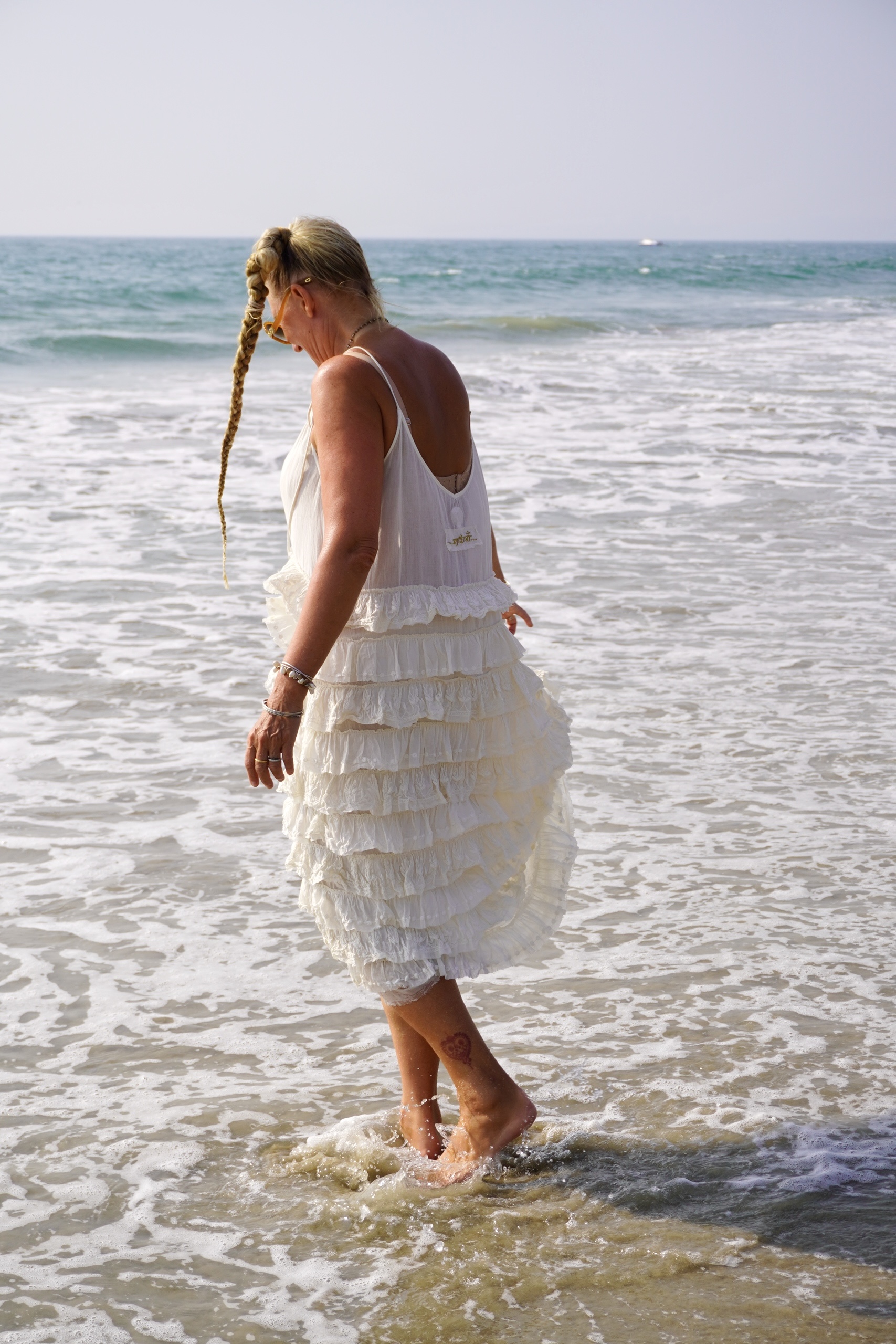 VOLARE COTTON DRESS CREAM  - 7