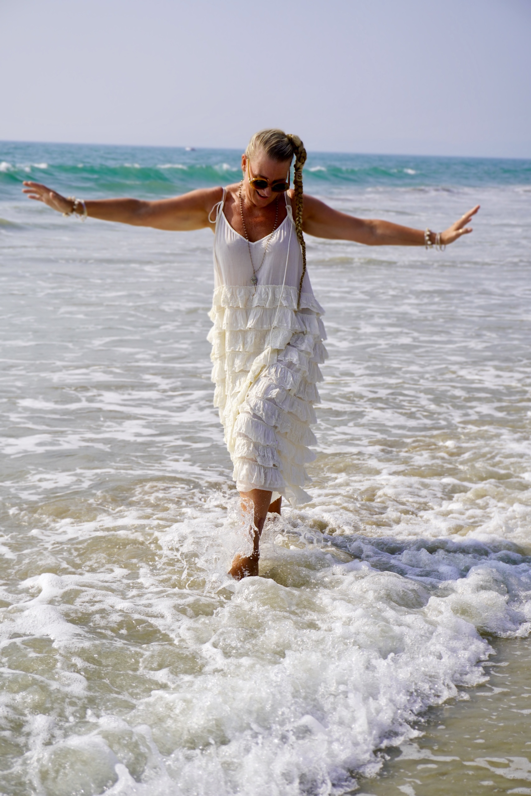 VOLARE COTTON DRESS CREAM 