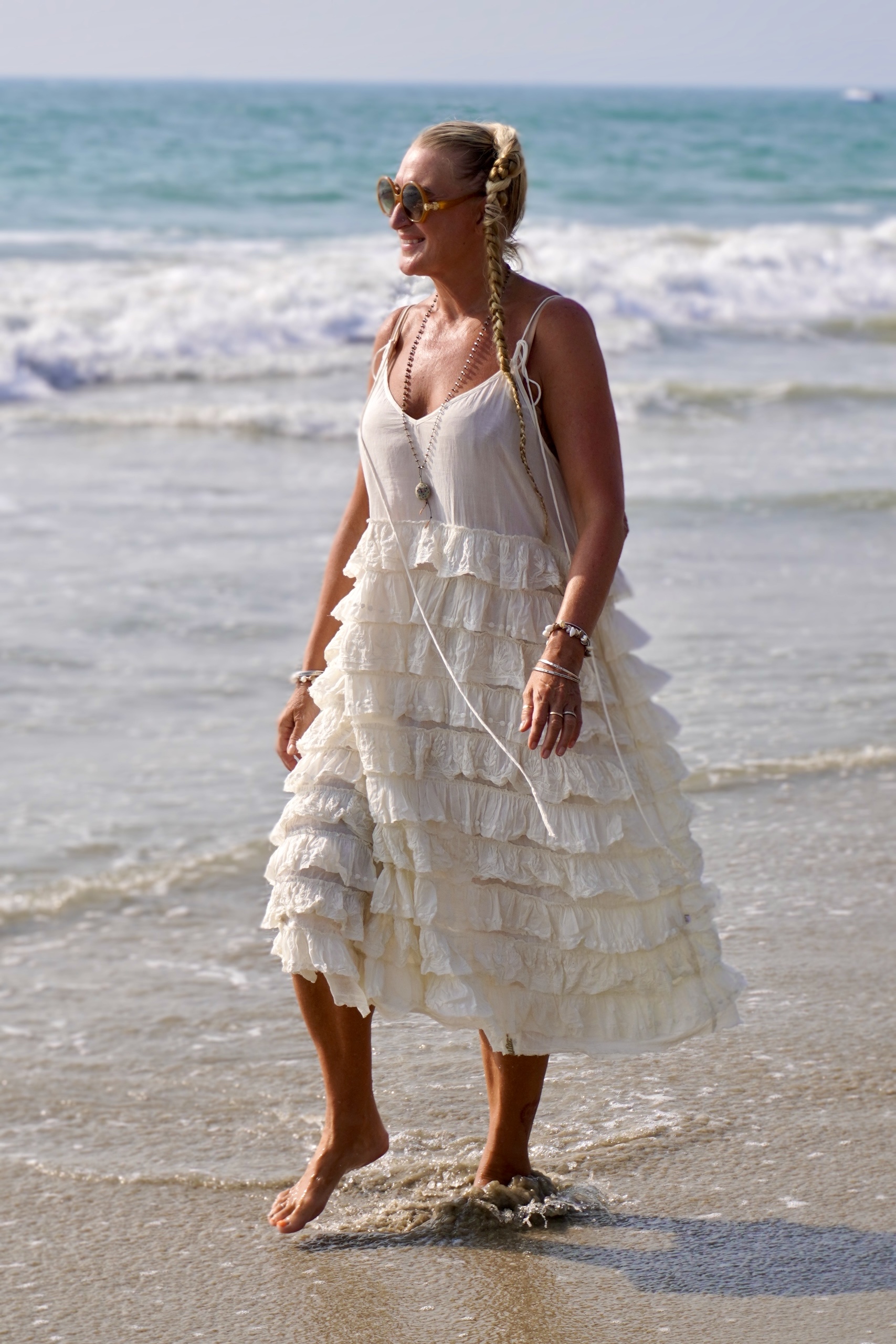 VOLARE COTTON DRESS CREAM  - 3