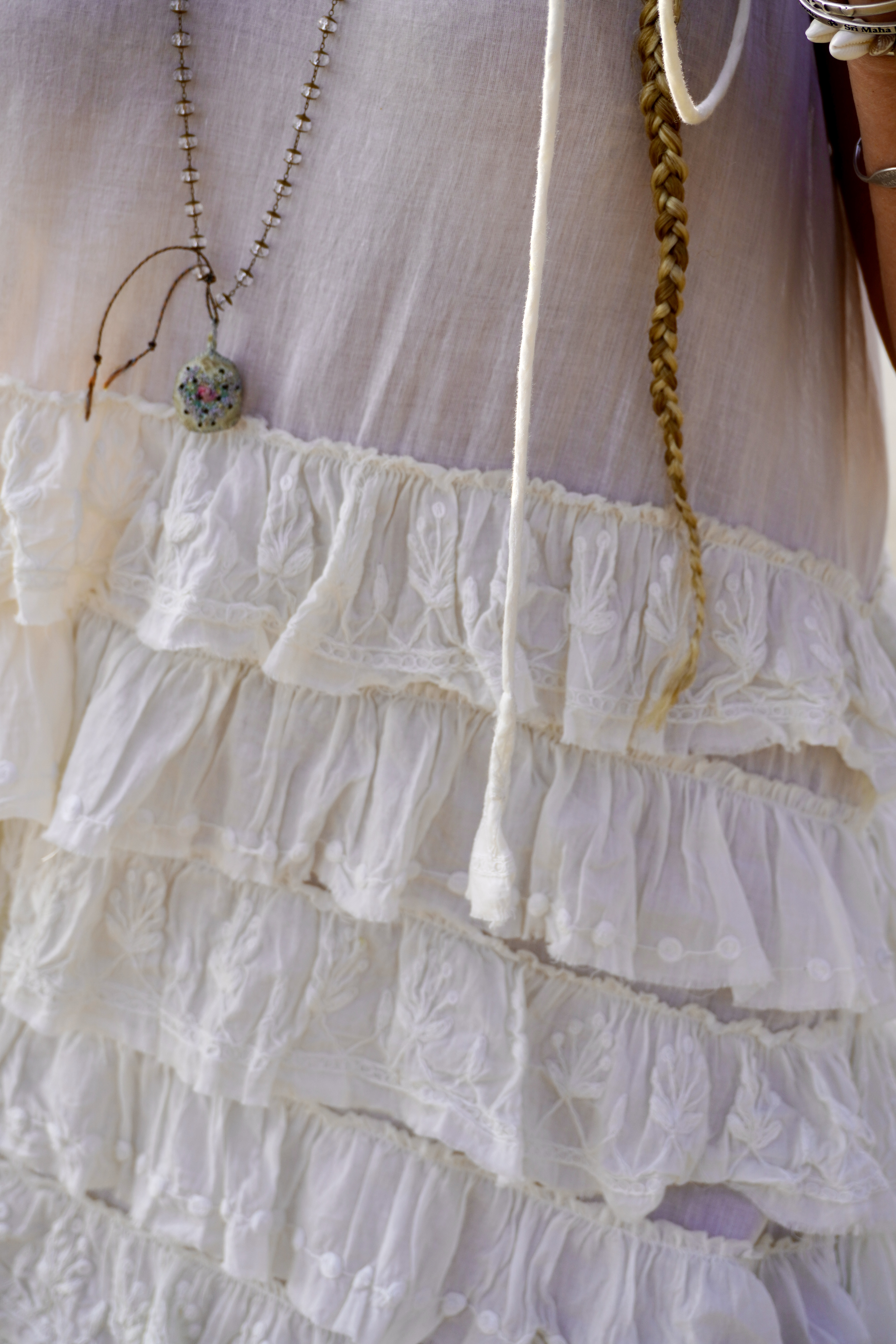 VOLARE COTTON DRESS CREAM  - 10
