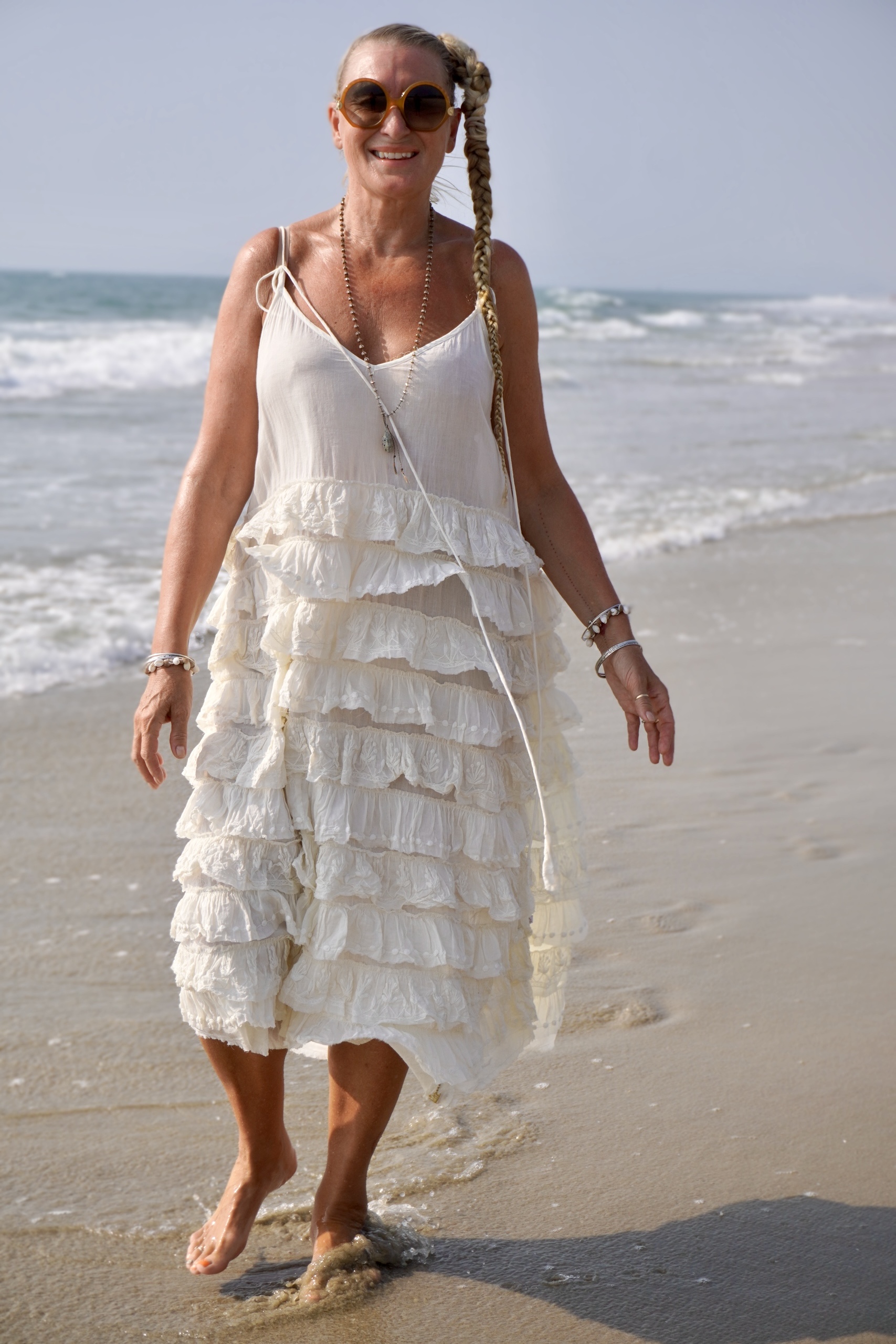 VOLARE COTTON DRESS CREAM  - 4