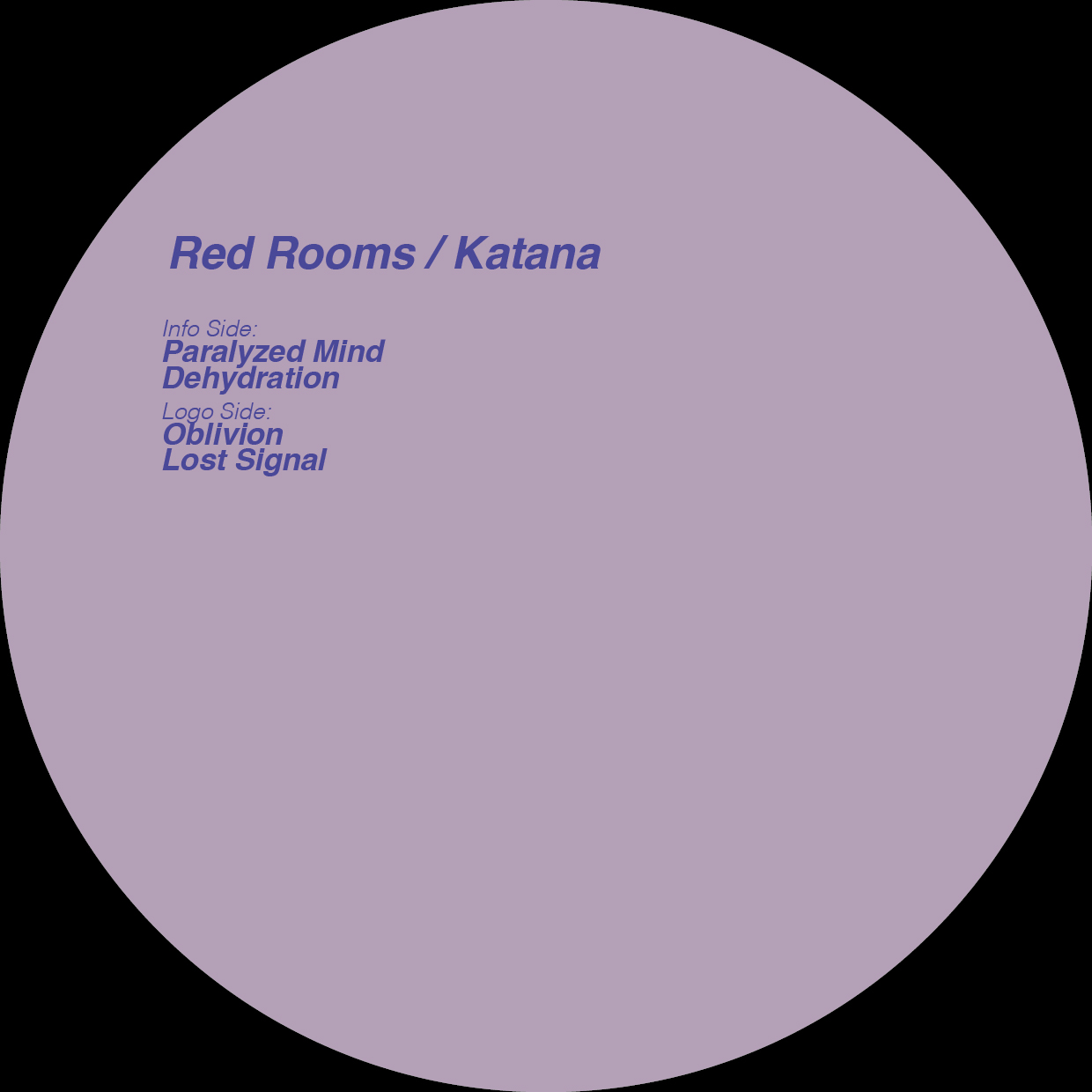 Red Rooms - Katana / Key Vinyl