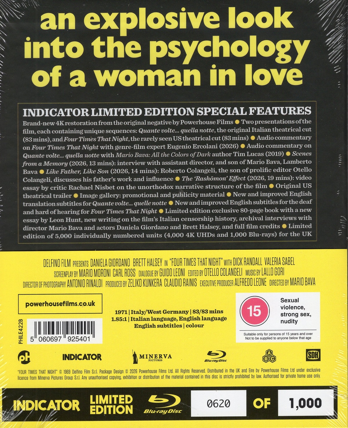 Four Times That Night (Limited Edition) (ej svensk text) (Blu-ray) - 2