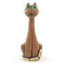 Dagny Zachrisson (1960s) Joyous Sitting Cat 22 cm (2)