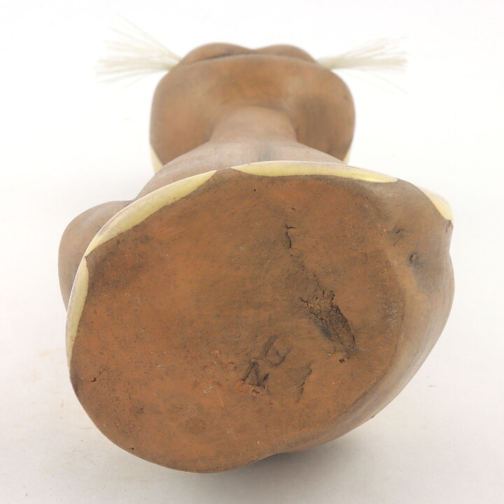 Dagny Zachrisson (1960s) Joyous Sitting Cat 22 cm (2)