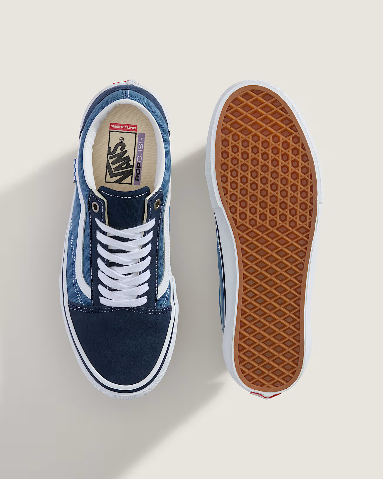 Vans Skate Old Skool Navy/White Skatesko - 3