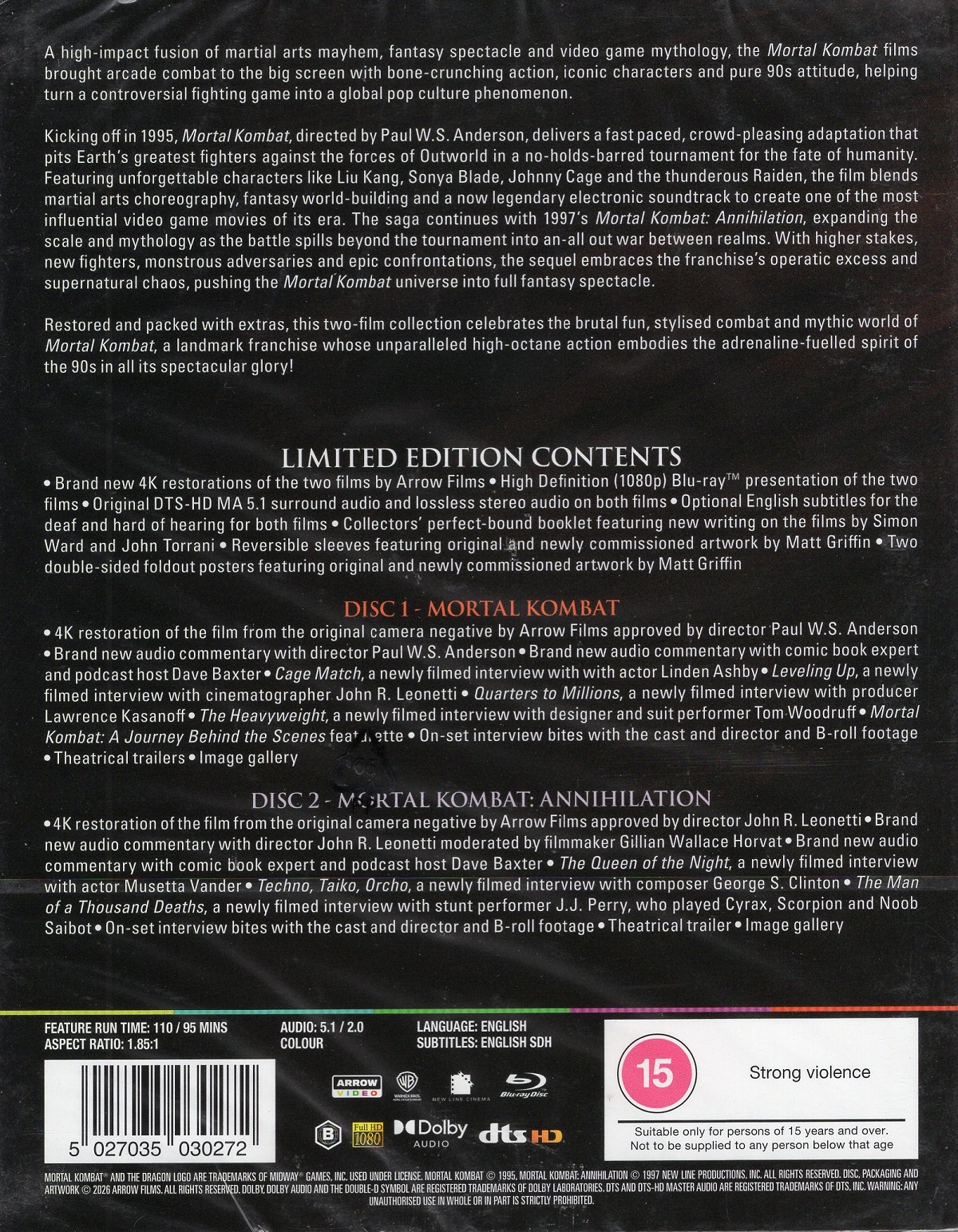 Mortal Kombat Kollection (Limited Edition) (ej svensk text) (Blu-ray) - 2