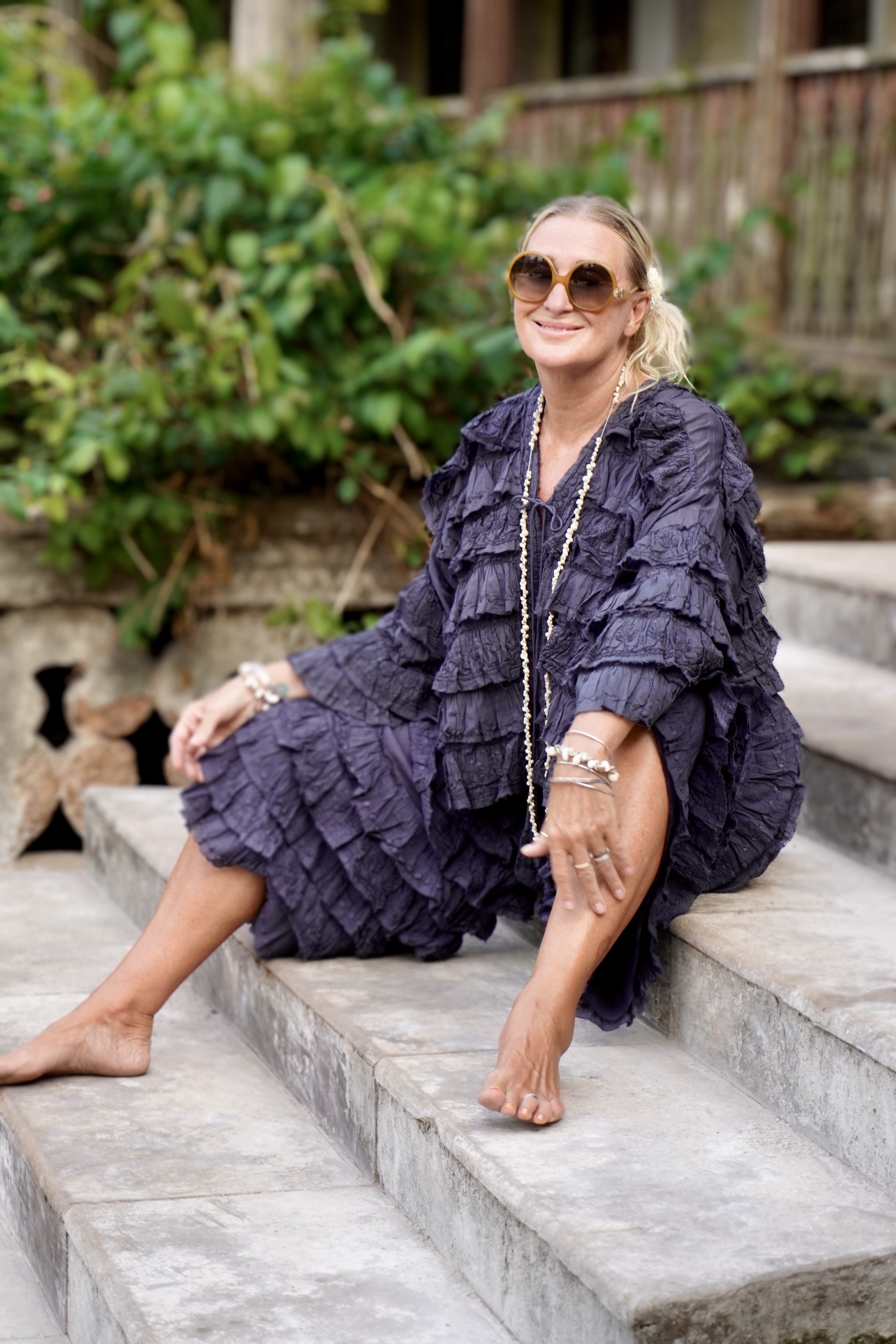 VOLARE COTTON BOLERO CHARCOAL 