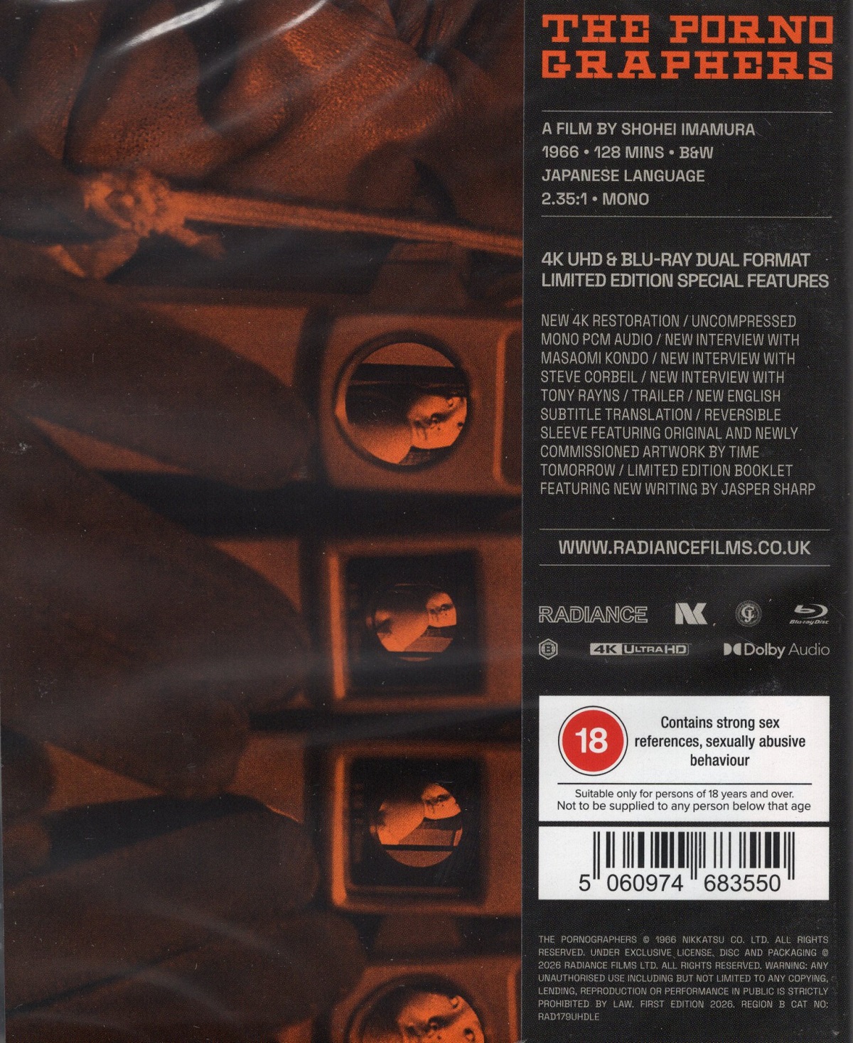 The Pornographers (Limited Edition) (ej svensk text) (4K Ultra HD + Blu-ray) - 2
