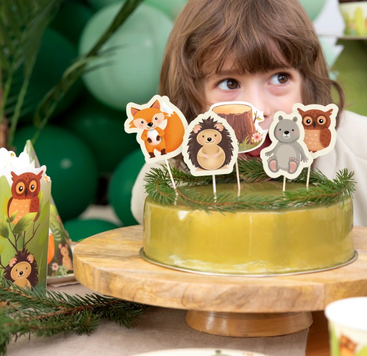 Cake picks - Skogsvänner - 2
