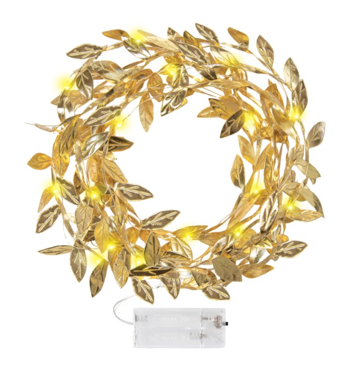 Girlang - Eucalypyus LED - Guld - 2