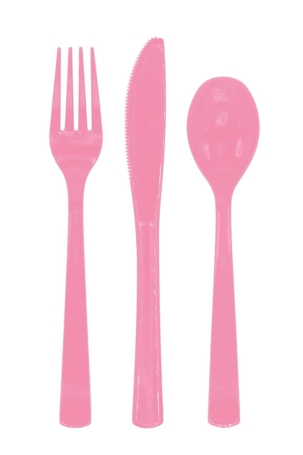 Plastbestick - Ljusrosa (18-pack)