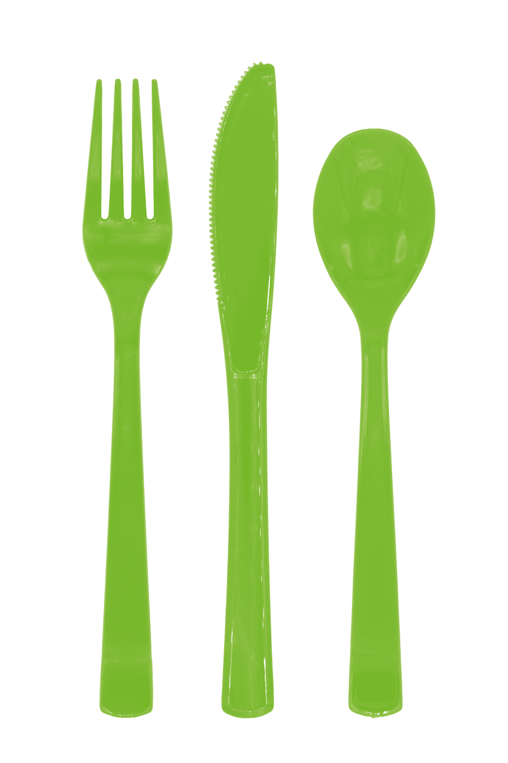 Plastbestick - Ljusgrön (18-pack)