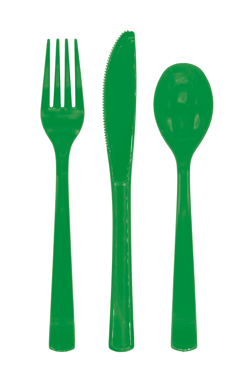 Plastbestick - Mörkgrön (18-pack)