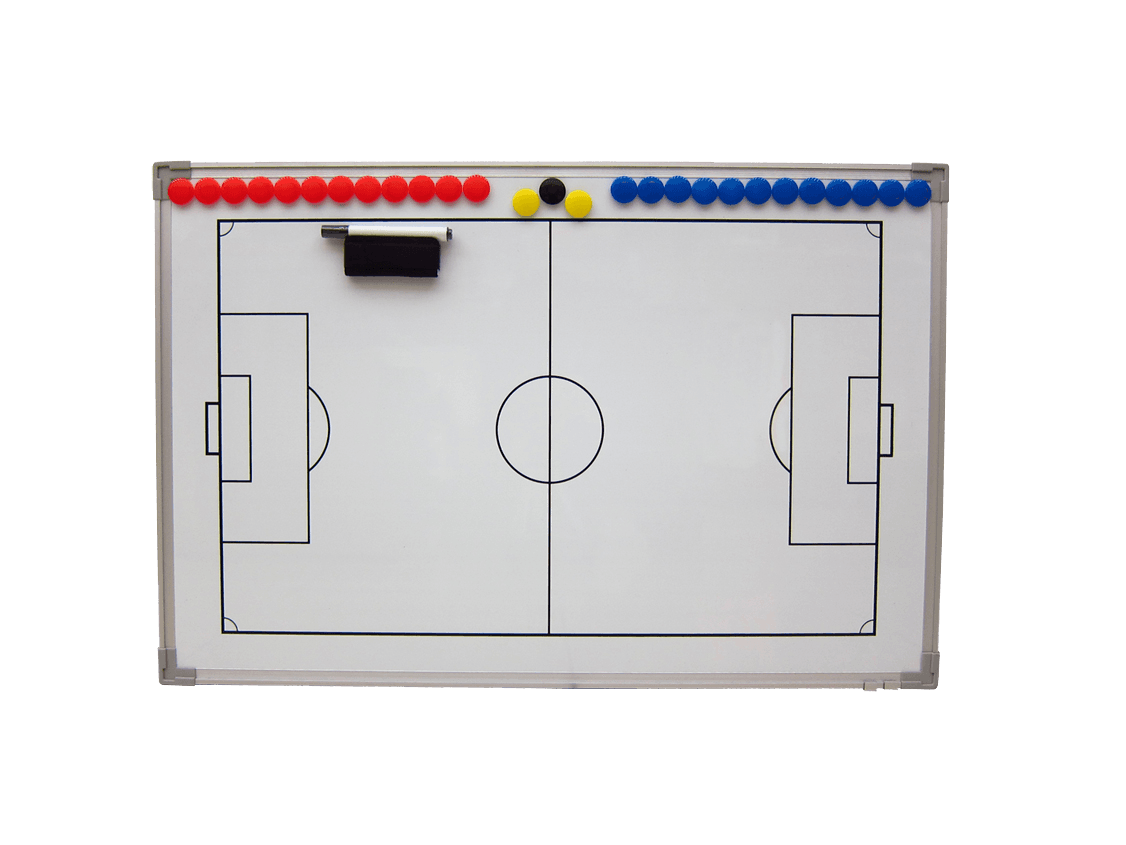 Väggtaktiktavla Fotboll 45x60 cm – Magnet & Penna