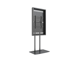 M Pro Series Enclosure 55" Dual Pole Floorbase High Brightness