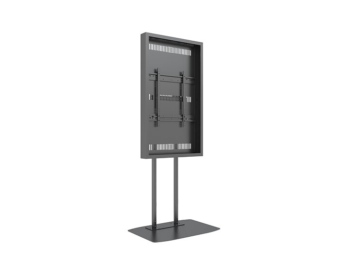 M Pro Series Enclosure 55" Dual Pole Floorbase High Brightness