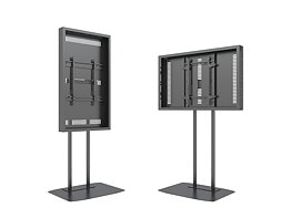 M Pro Series Enclosure 55" Dual Pole Floorbase High Brightness