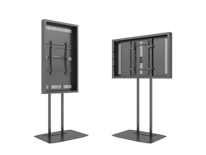 M Pro Series Enclosure 55" Dual Pole Floorbase High Brightness