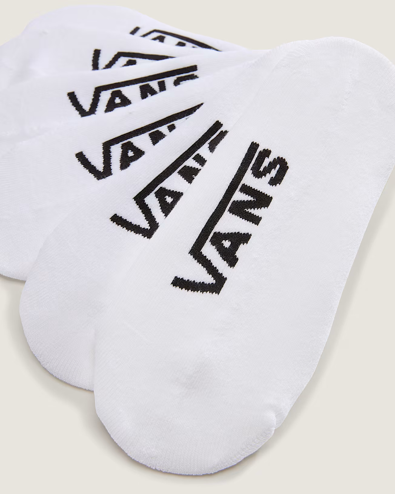 Vans Classic No Show Strumpor 6-Pack White - 3