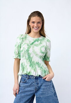 Nix top green watercolor