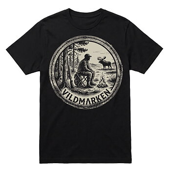 Elg på mose t-shirt