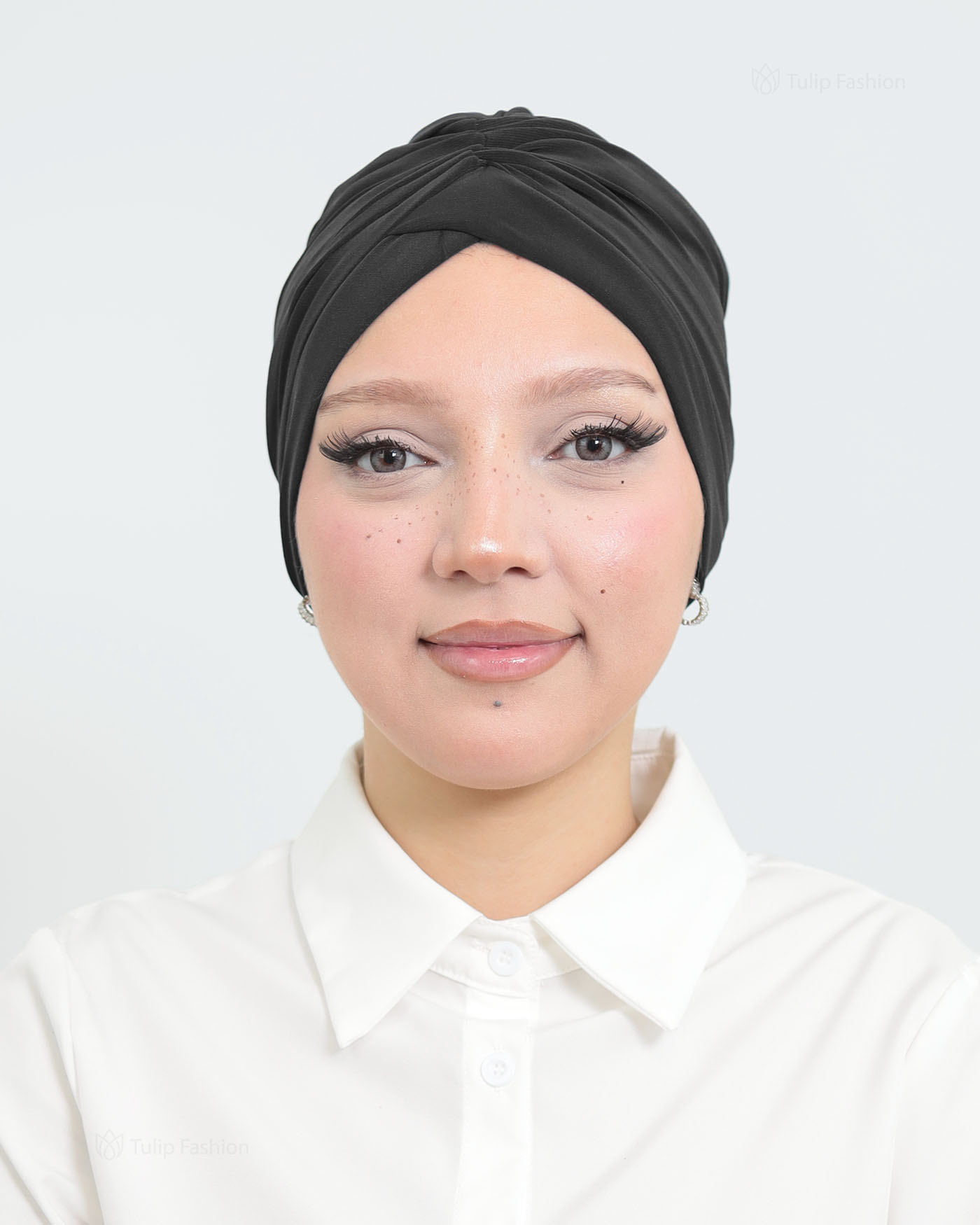 Turban - Stefana - Schwarz