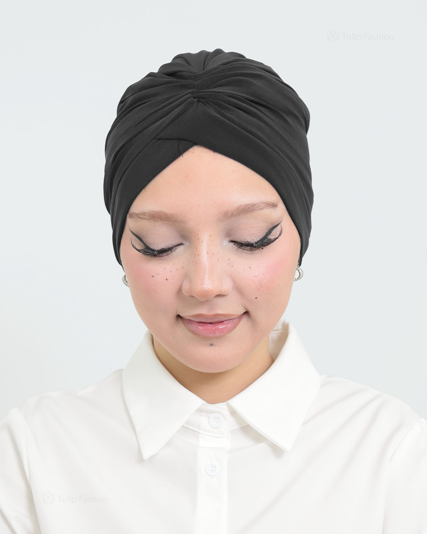 Turban - Stefana - Schwarz - 2
