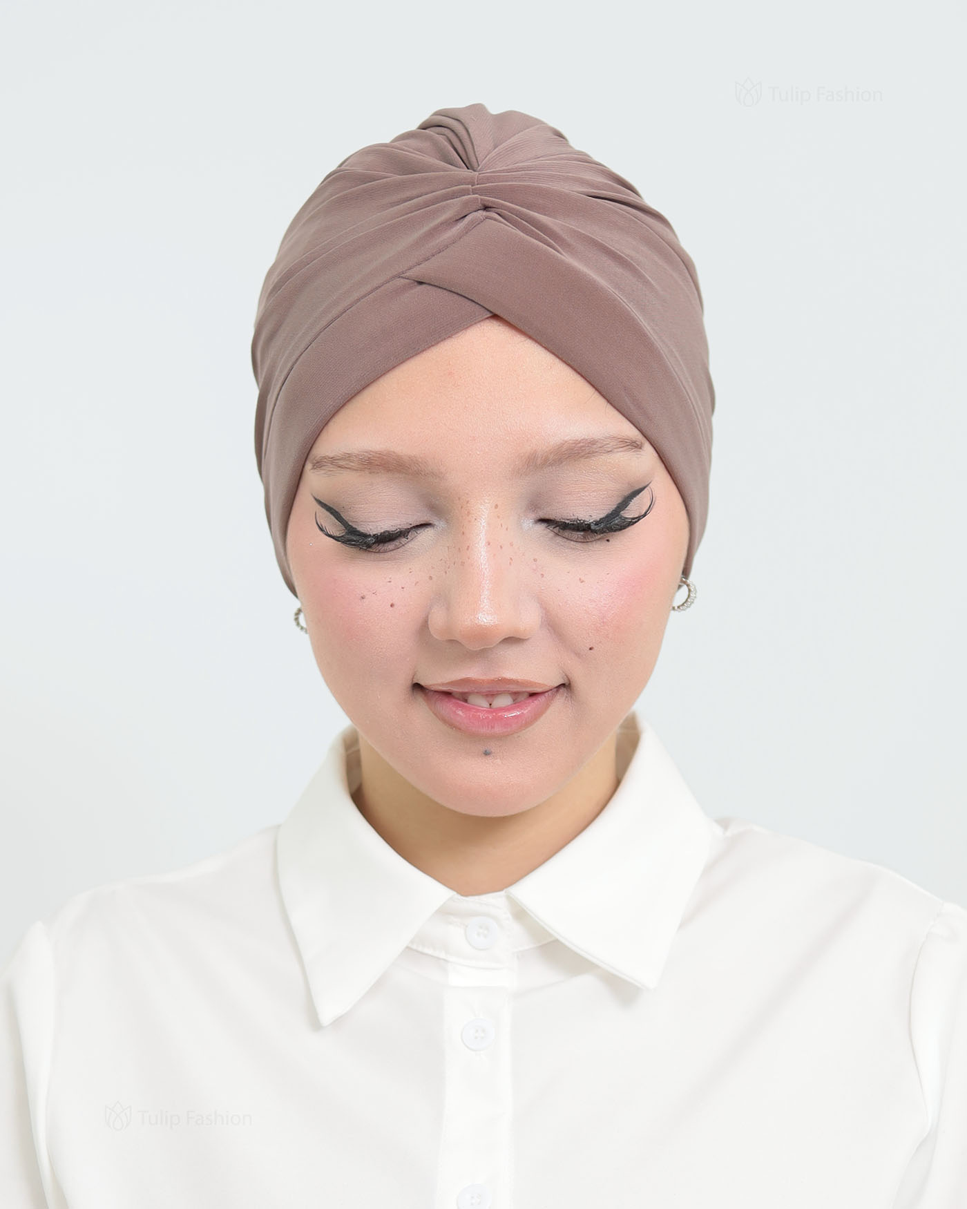 Turban - Stefana - Old Mauve - 2