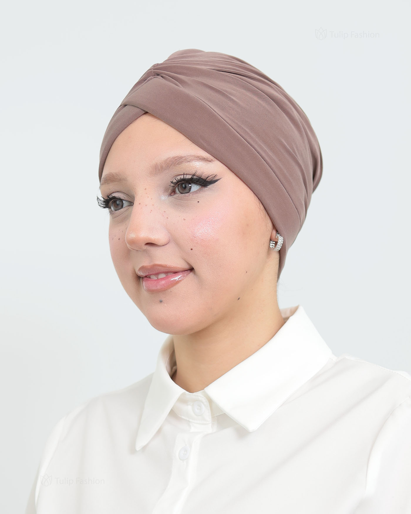 Turban - Stefana - Old Mauve - 3