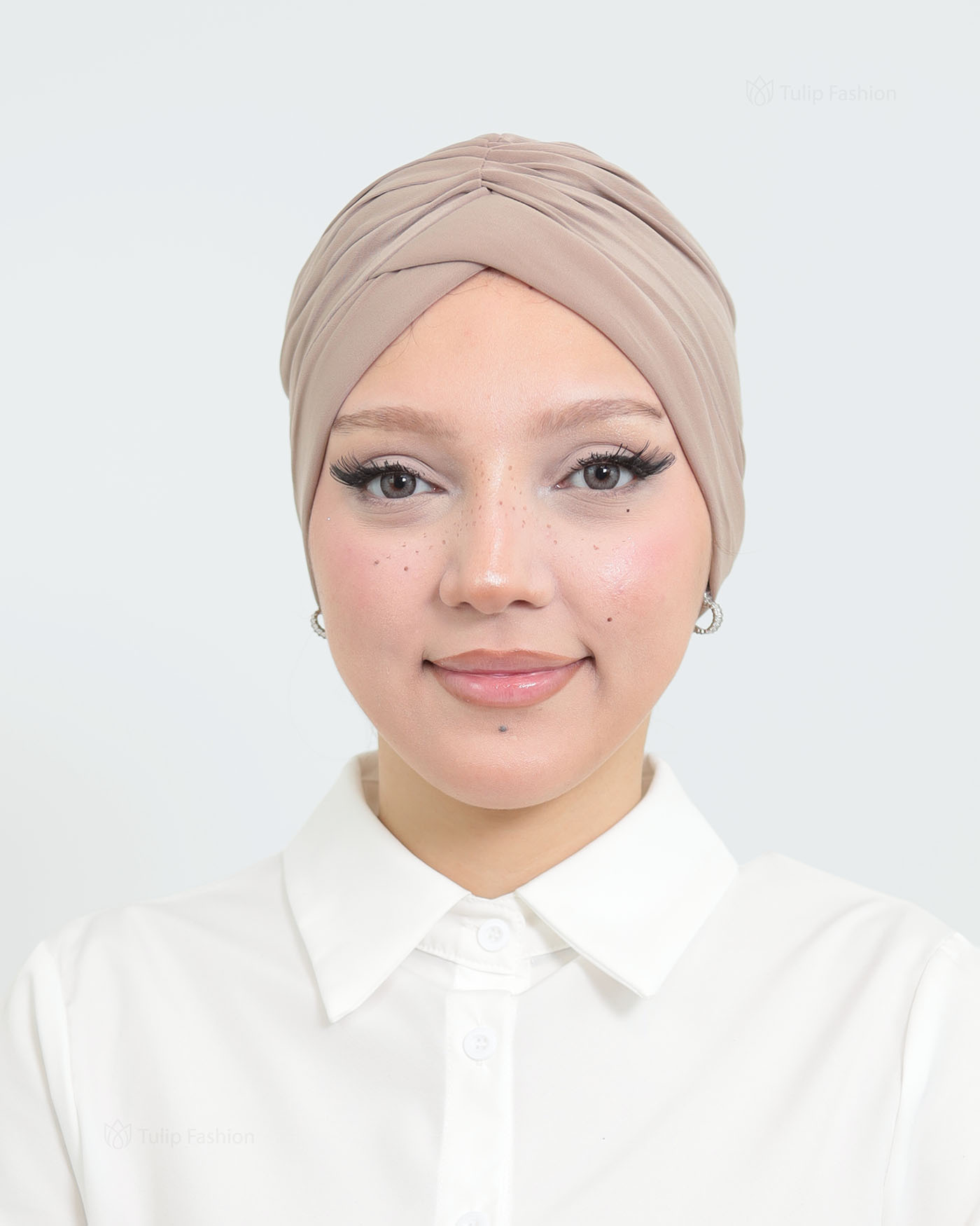 Turban - Stefana - Brunt Socker
