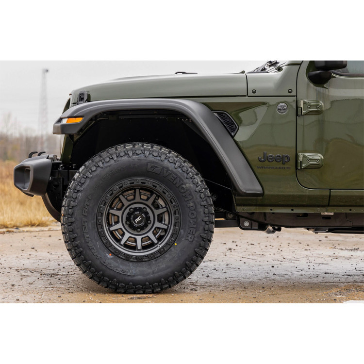 Rough Country Front and Rear Fender Flares WF1 - Jeep JL & JLU - 9